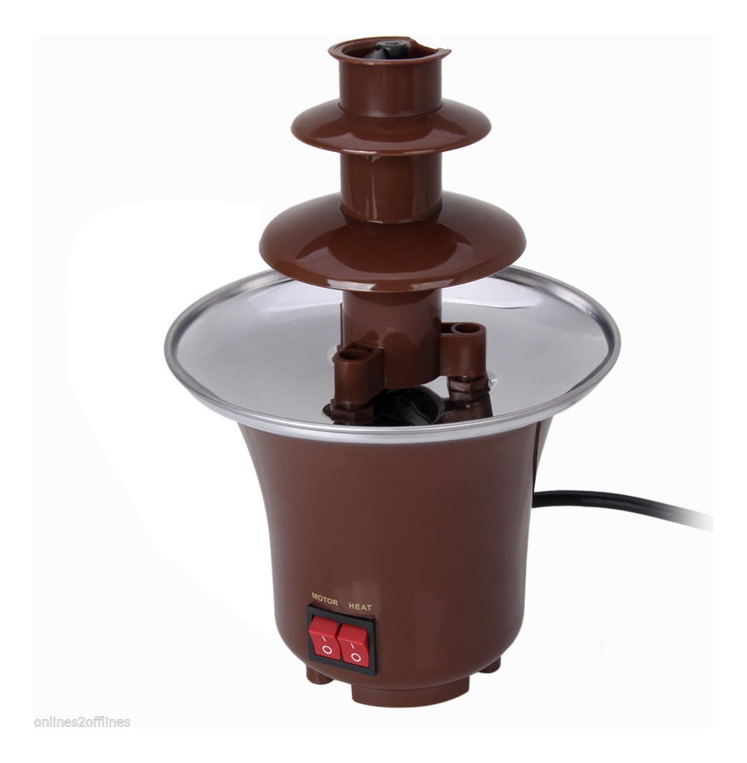 Máquina Cascada Fondue Chocolate 3 Pisos