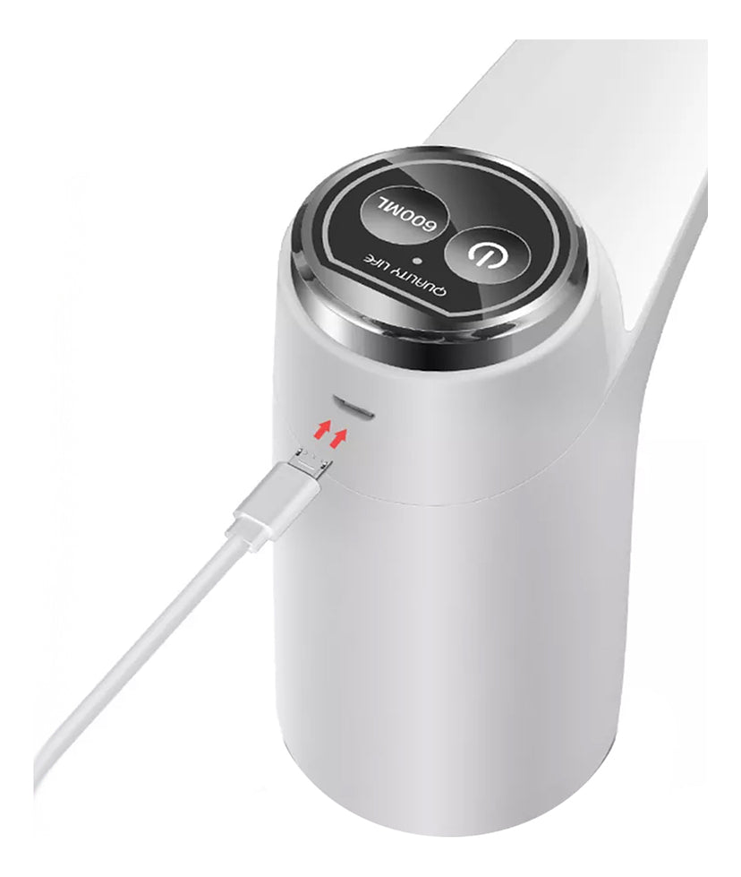 Dispensador Agua Eléctrico Usb Recargable Touch Inteligente